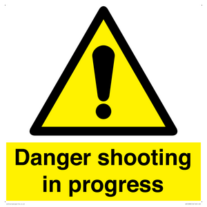 Danger shooting in progress